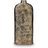 Signature Design by Ashley Wallmond Casual Vase with Antiqued Finish, Dark Brown