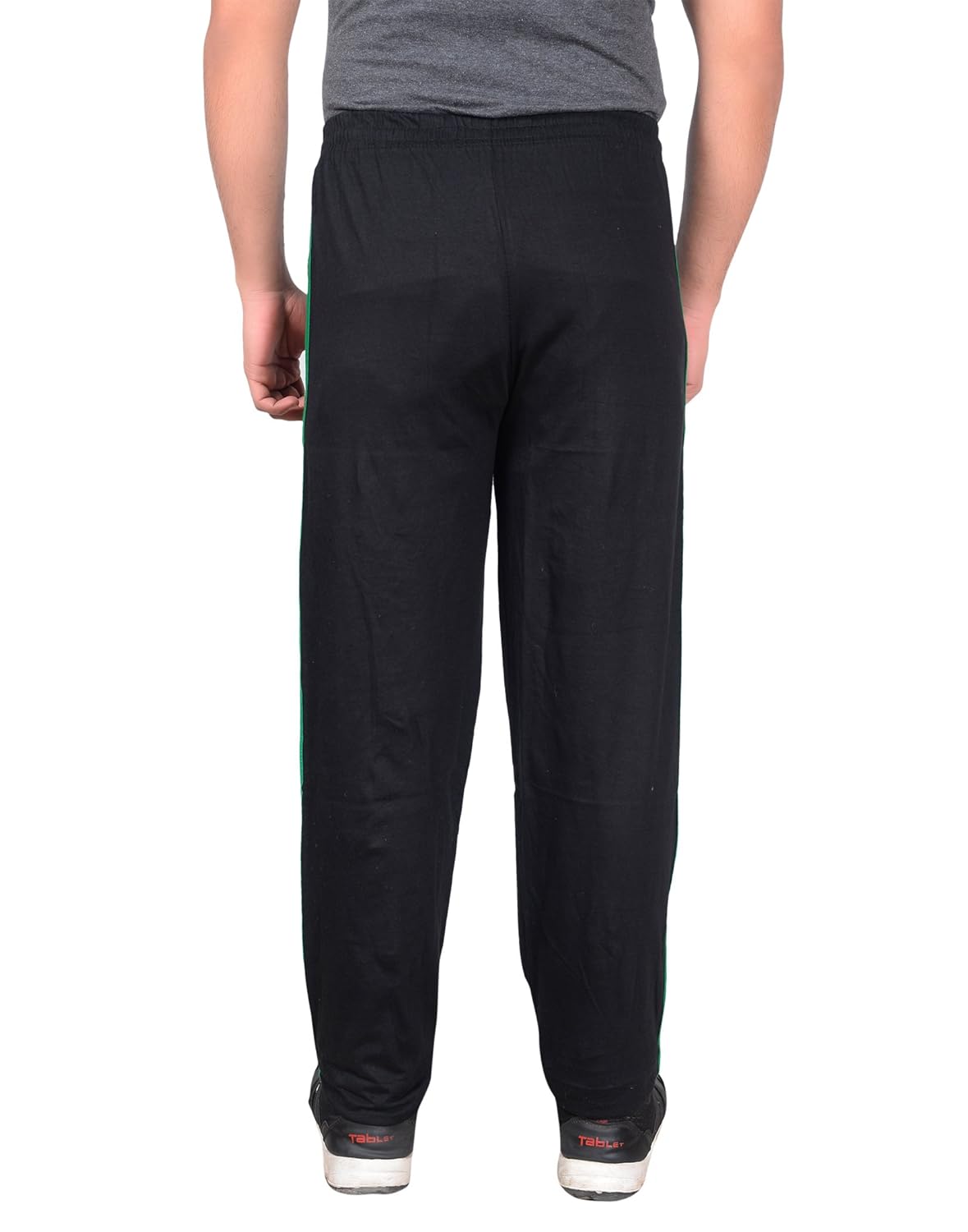 krystle men's cotton pyjama|lower|trackpant (black)