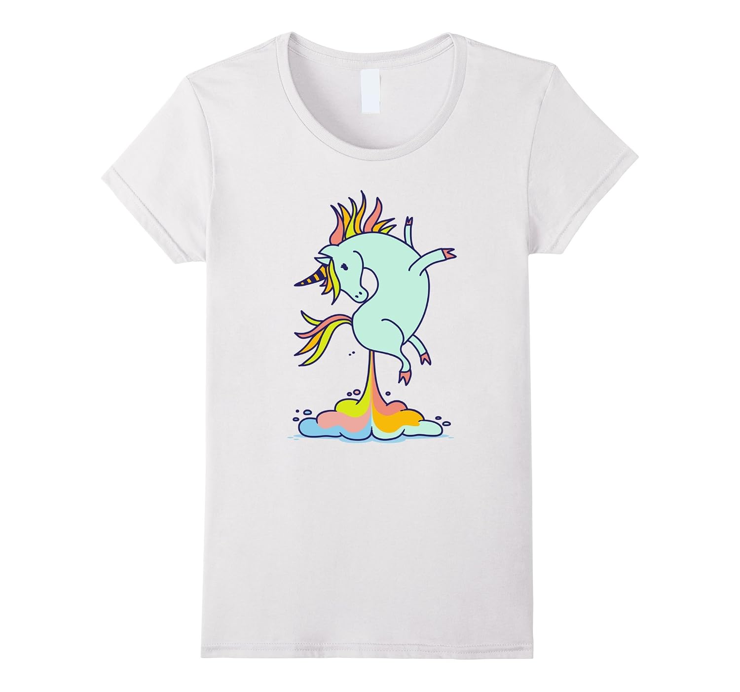 Cute & Magical Rainbow Unicorn Poop Emoji - Birthday Shirt