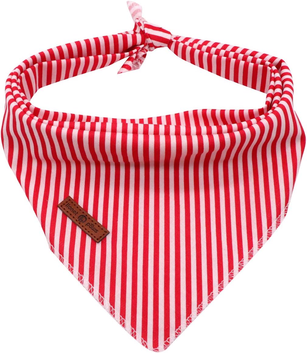 Lionet Paws Dog Bandana for Small Medium Large Dogs Cat Dog Kerchief Dog Triangle Bibs Scarf for Girl or Boy