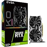 EVGA 06G-P4-2068-KR GeForce RTX 2060 KO Ultra Gaming, 6GB GDDR6, Dual Fans, Metal Backplate