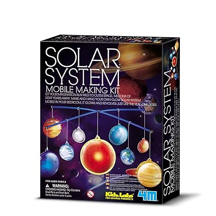 4m Kidz Labs Solar System Mobile Making Kit