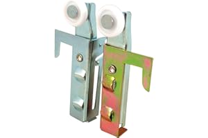 Prime-Line Products N 6548 Closet Door Roller, 1 Left 1 Right, Top Mount, 7/8-Inch Nylon Wheel