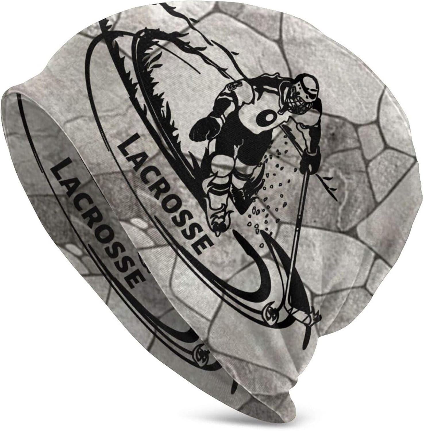 Lacrosse Adult Men's Knit Hat, Beanie Hat Unisex Adult Hats, Cap