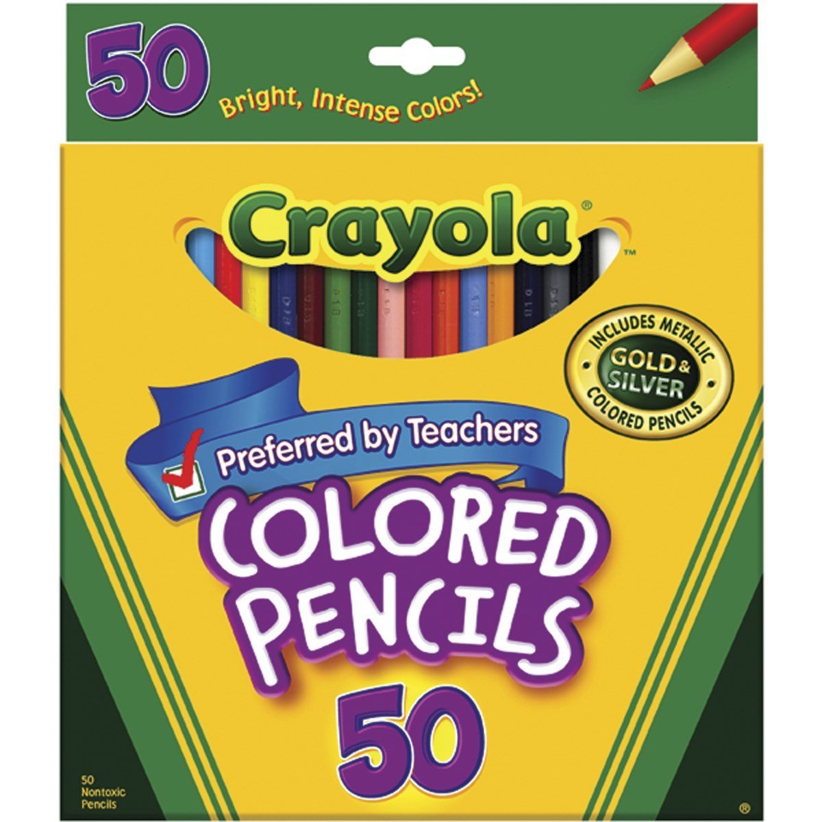 Crayola; Colored Pencils; Art Tools; 50 Count; Perfect for Art Free