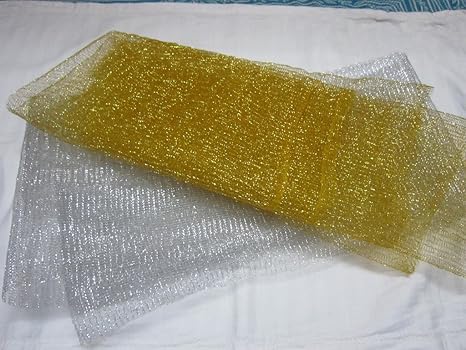 Amazon Com Attractive Silver Net 10m Golden Net 10m For Party