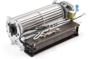 ADVIACE Replacement Fireplace Fan Blower and Heating Element for Twinstar Electric Fireplace, Wood Burning Stove, Blower with Heather Element for Twin Star 28E05, 28E05R, TS-001, 23EF010GAA Electric Fireplace