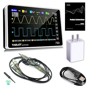 Amazon Ec Tool デジタル オシロスコープ 1gsa S 2チャネル 1013d 多機能 オシロスコープ 100mhz帯域幅 7インチ カラー Lcdタッチスクリーン搭載 高精度 ポータブル サンプリングレートオシロスコープ オシロスコープ 産業 研究開発用品 通販