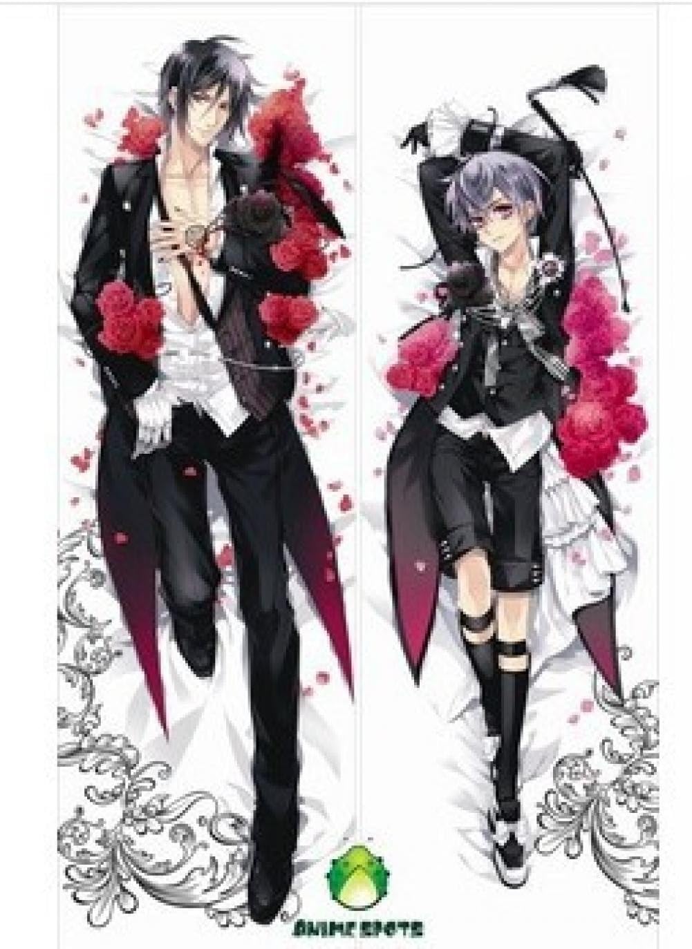 sleep god 2016 Anime Dakimakura hugging Pillow Cover case Cosplay(Size:150 cm 50 cm) NK057 Black Butler Sebastian Michaelis&Shieru Pandomuhaiwu Ciel Phantomhive