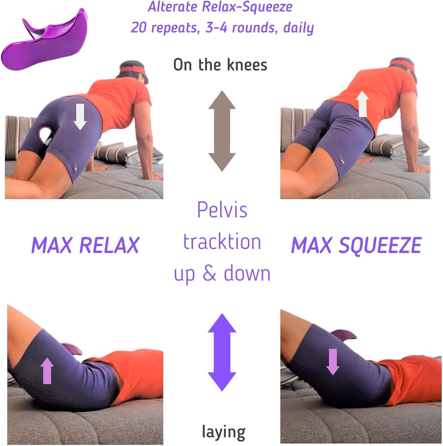 BaradzeYFerm Hip Trainer Buttocks Lifting - Pelvic Floor Muscle Exerciser - Inner Thigh Exercise Equipment - Hipsline Body Sculpt Tool - Fitness Bladder Control Exerciser - Postpartum Recovery: Sports & Outdoors