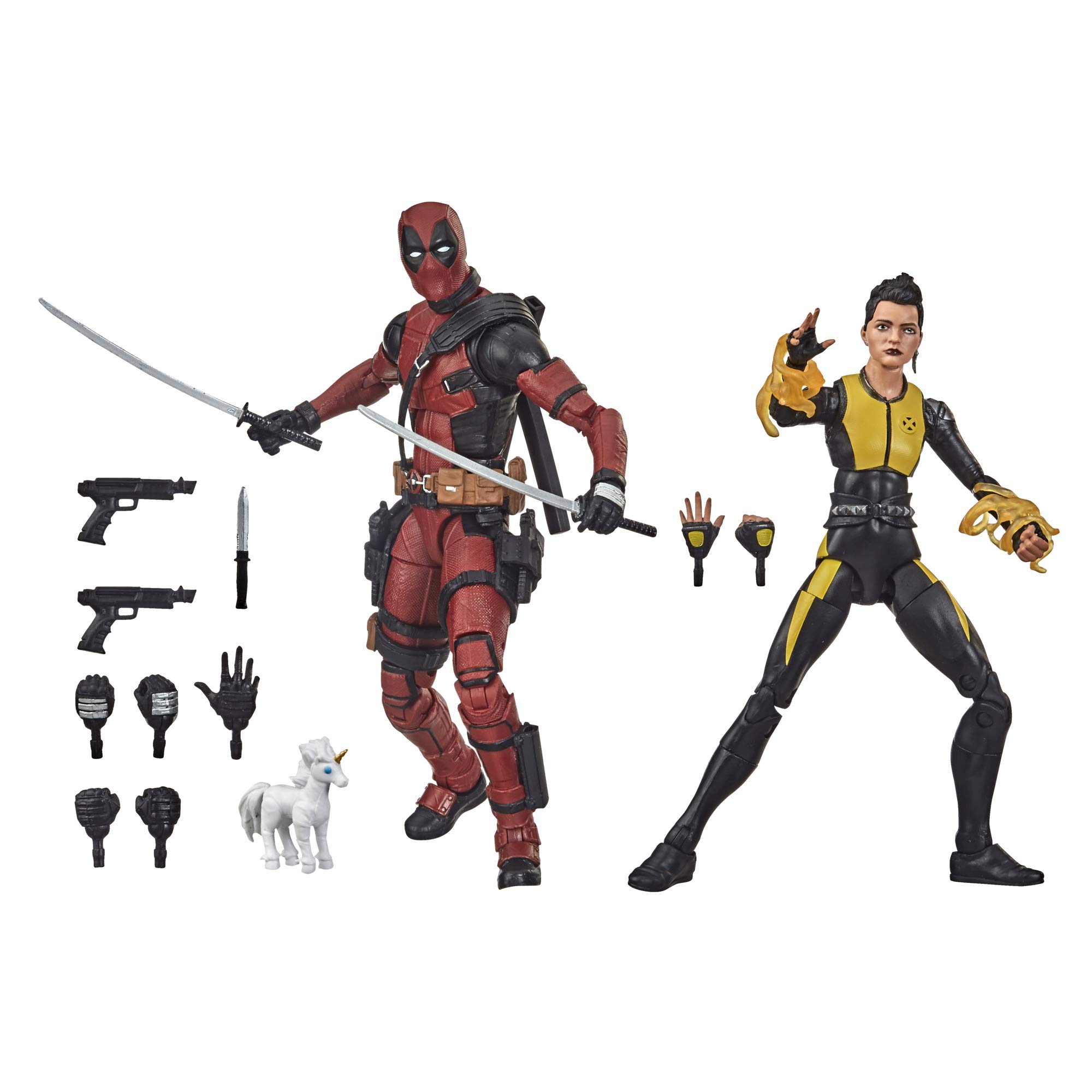 Hasbro Marvel Design and 13 Accessories Legends Series X-Men 15-cm Collectible Deadpool and Negasonic Teenage Warhead Action Figure Toys