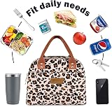 HOMESPON Insulated Lunch Bag Leopard Pattern Large Capacity 29x21x16.5 cm view 6