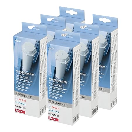 6x BOSCH SIEMENS Claris Wasserfilter (00461732)