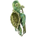 The Petting Zoo Sea Turtle Stuffed Animal Plushie Backpack, Gifts for Kids, Sealife Animal Toy, Green Sea Turtle Plush Toy Book Bag, 20 inches