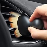 iHMeiju 2 Pcs Car Interior Cleaning Tool Brush Soft Bristles Curved Crevice view 8