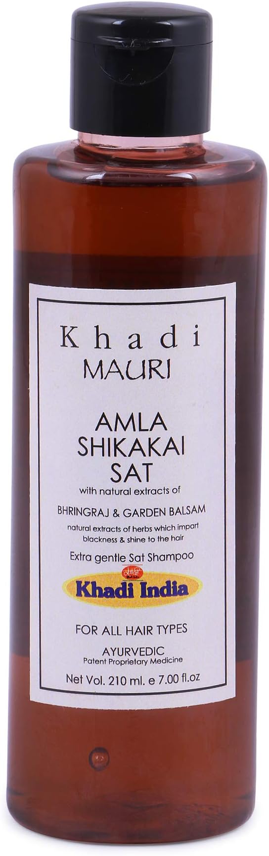 Khadi Mauri Herbal Amla & Shikakai Shampoo - 210 ml