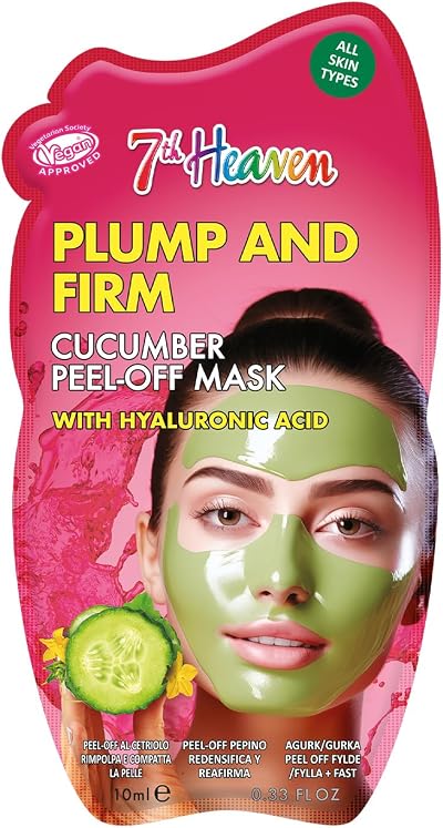 7th Heaven Cucumber Peel Off Mask with Hyaluronic Acid All Skin Types