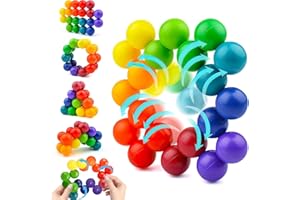 RYTOPT Fidget Balls, Fidget Toys Adults, Sensory Toys for Kids with Autism, Educational Ball for Travel Toys, Christmas, Stocking Stuffers