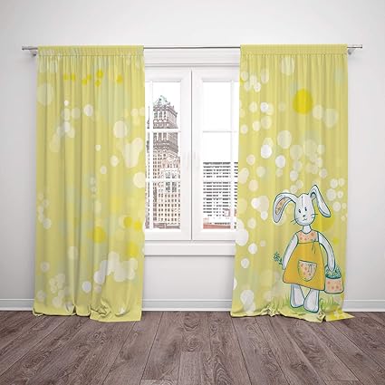 Amazon Com Iprint 2 Panel Set Window Drapes Kitchen Curtains Kids