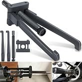 Lower Bearing Carrier Puller For Yamaha Johnson Mercury Mercruiser Evinrude | Carrier Bearing Puller, Fit Most Gearcases 115hp and Above, For Honda, Adjustable Arms Upgrade, All Steel, Black Coating