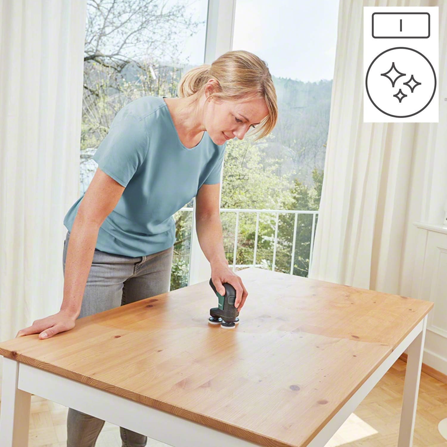 Bosch Cordless Sander and Polisher EasyCurvSander 12 (1 battery, 12