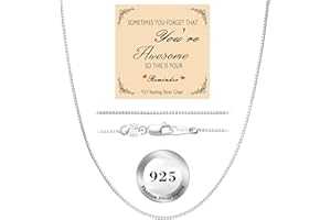 JENDEAR Italian Silver Chain Necklace for Women, 18K Gold Plated on 925 Sterling Silver Necklace Chain, Nickel-Free & Hypoallergenic, Thin & Dainty & Sturdy Women's Chain Necklaces 14 16 18 20 22 24 Inch