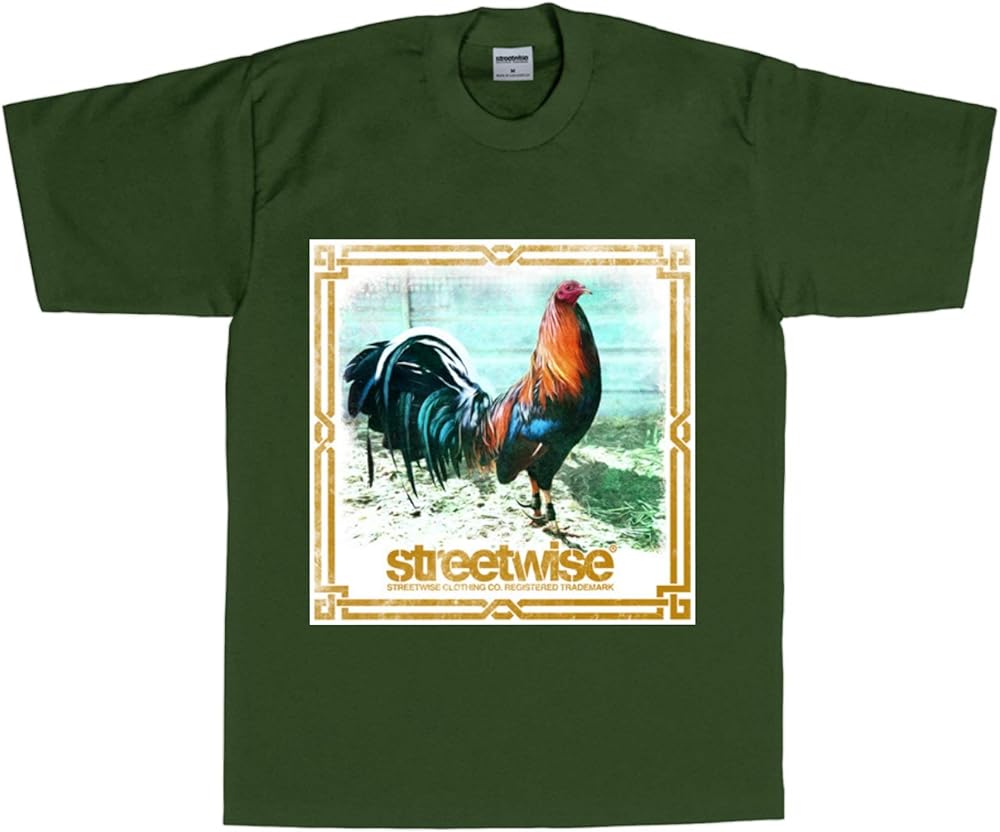 Streetwise Gallos Jugados T Shirt Green Kitilan