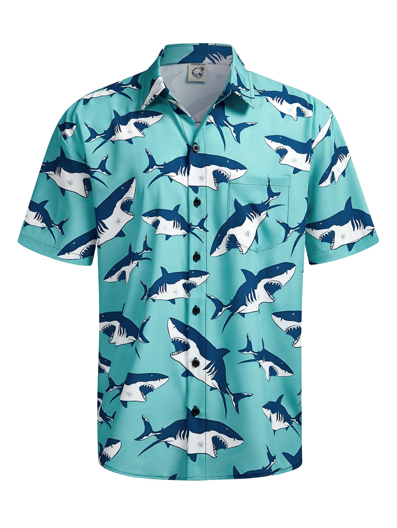 Hardaddy Men's Hawaiian Shirt Short Sleeve Funny Printed Casual