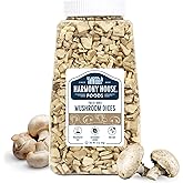Harmony House Foods Freeze-Dried Mushroom Dices (1.5 oz, Quart Size Jar)
