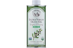 La Tourangelle, Organic Extra Virgin Olive Oil, Cold-Pressed High Antioxidant Picual Olives From Spain, 25.4 Fl Oz