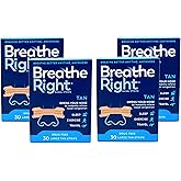 Breathe Right Nasal Strips, Large, Tan, 120-Count Pack (4 Packs of 30)