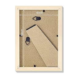 Vittanly 4x6 Picture Frame, Display Pictures 3.5x5