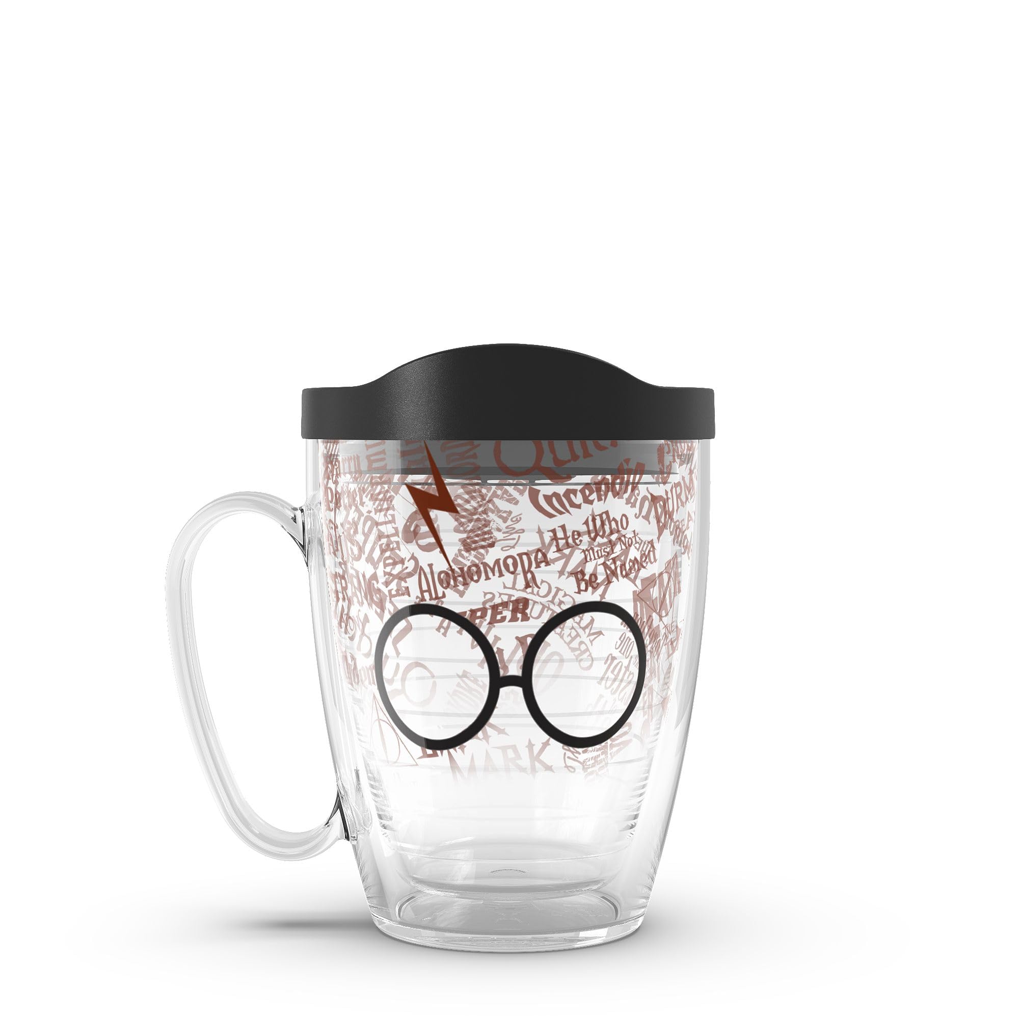 Tervis 1257888 Harry Potter - Glasses and Scar Made in USA Double Walled Insulated Tumbler, Tritan, Classic