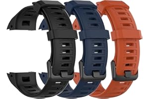 VINIUSIKI for Garmin Instinct 2 Watch Bands, Soft Silicone Instinct Straps Compatible Garmin Instinct Esports/Solar/Tide/Tactical GPS Wristband Replacement