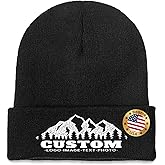 Custom Beanie for Men - Bulk Personalized Beanies Unisex Add Your Text Photo Custom Logo Beanies Custom Winter Hat