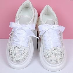 Booyckiy Flat Colorful Satin Ribbon Shoelaces