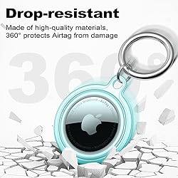 MOLOVA Waterproof Airtag Keychain Air Tag