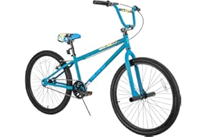 HH HILAND Hiland 24 26 inch BMX Bike for for Teen Bike and Adult Bikes, Beginner-Level BMX to Advanced Riders with 2 Pegs, Bicycles for Men and Women, Multiple Colors