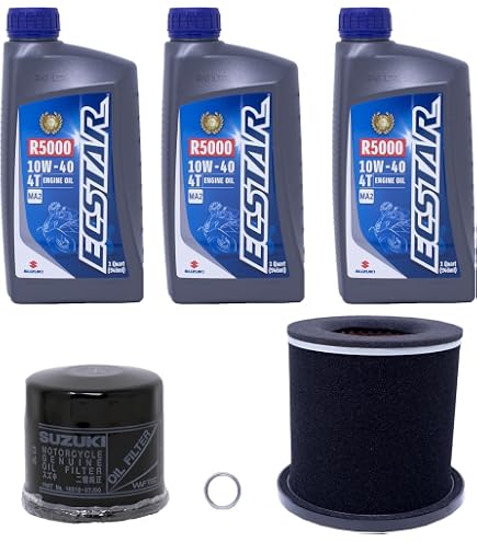 Amazon.com: Suzuki ECSTAR R9000 10W-40 Full Synthetic Oil Change