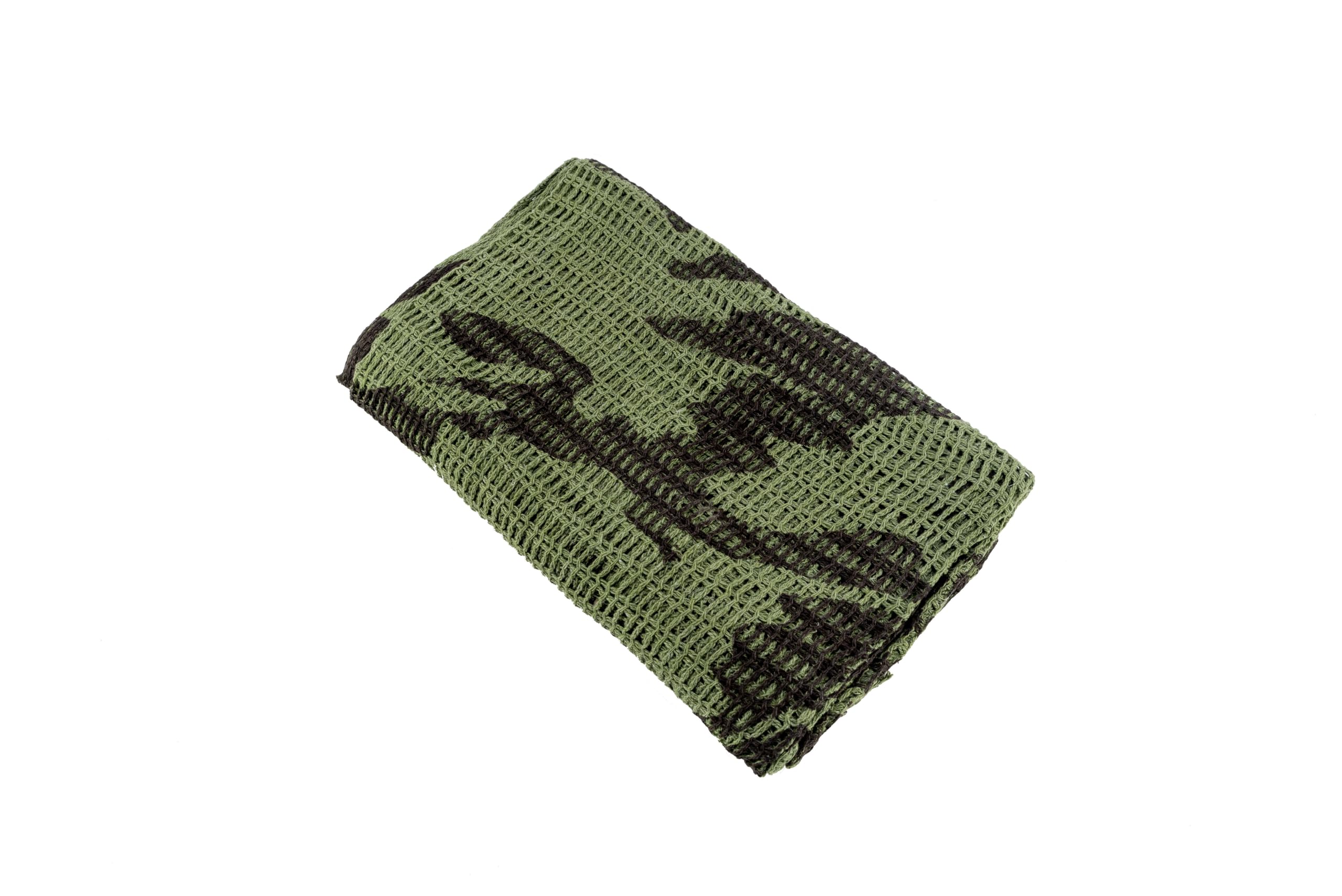 Web-tex Scrim Net Scarf 1m x 1m (39" x 39") – Tactical Cotton Military Face Cover Wrap, Lightweight Breathable Outdoor Scarves for Dust, Wind & Sun, Cold Night Protection – Camo