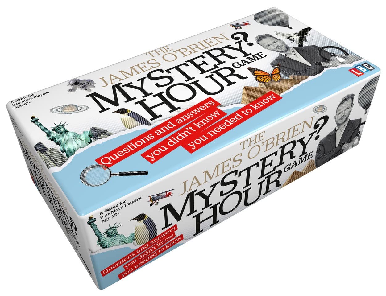 The James O’Brien Mystery Hour Official Family Board Game | Solve Curious Questions | Laugh-Out-Loud Quiz Challenge for Adults & Kids | Inspired by the Hit LBC Radio Show | 2 + Players