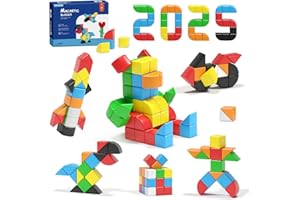 Hiwawind 84pcs Magnetic Blocks, Sensory Toys for Kids with Autism, 3D Magnet Cubes, STEM Preschool Montessori Toys for Toddlers 3-5, Christmas Toys Birthday Gifts for Grandkids