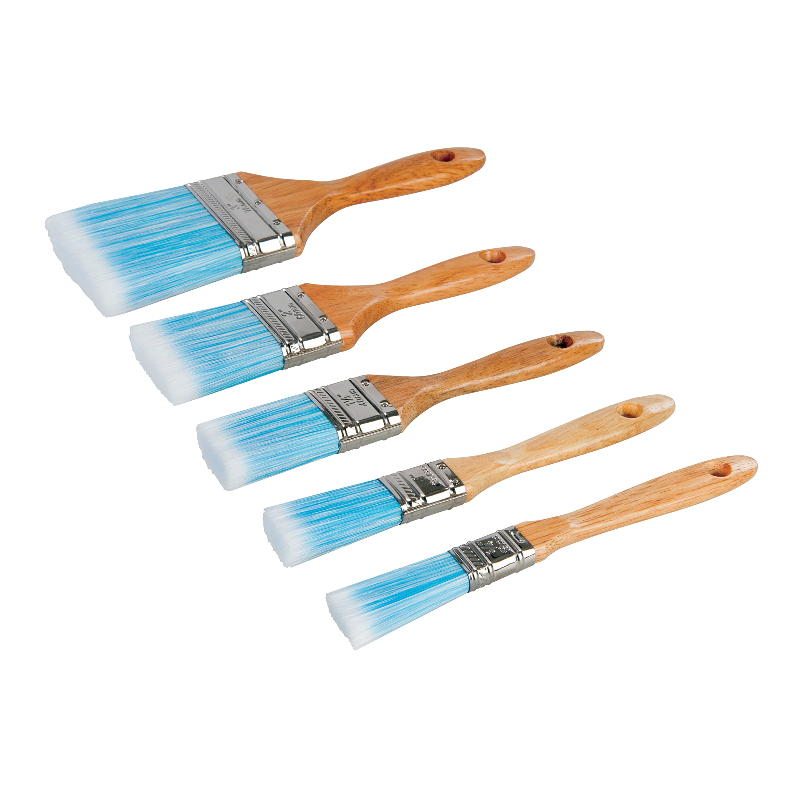 Silverline Synthetic Brush Set 5pce 19, 25, 40, 50 & 75mm (282408)