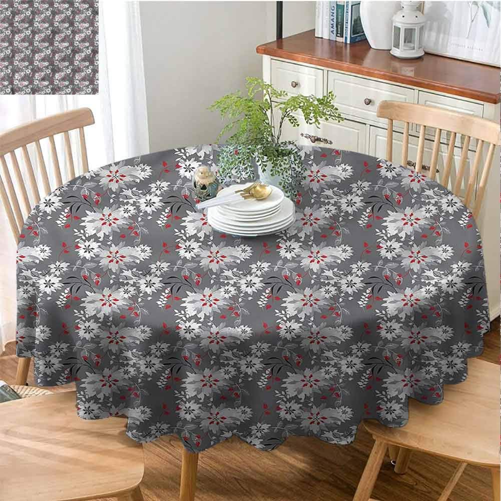 Elxmzwlob Spring Valentines Day Tablecloth48 Inch Round Tablecloths