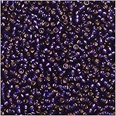 Miyuki Round Seed Bead Size 15/0 8.2g SL Dark Purple