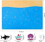 WATINC 45Pcs Sea Animals Felt Story Board Kit Ocean World 41.3x29.5 in view 4