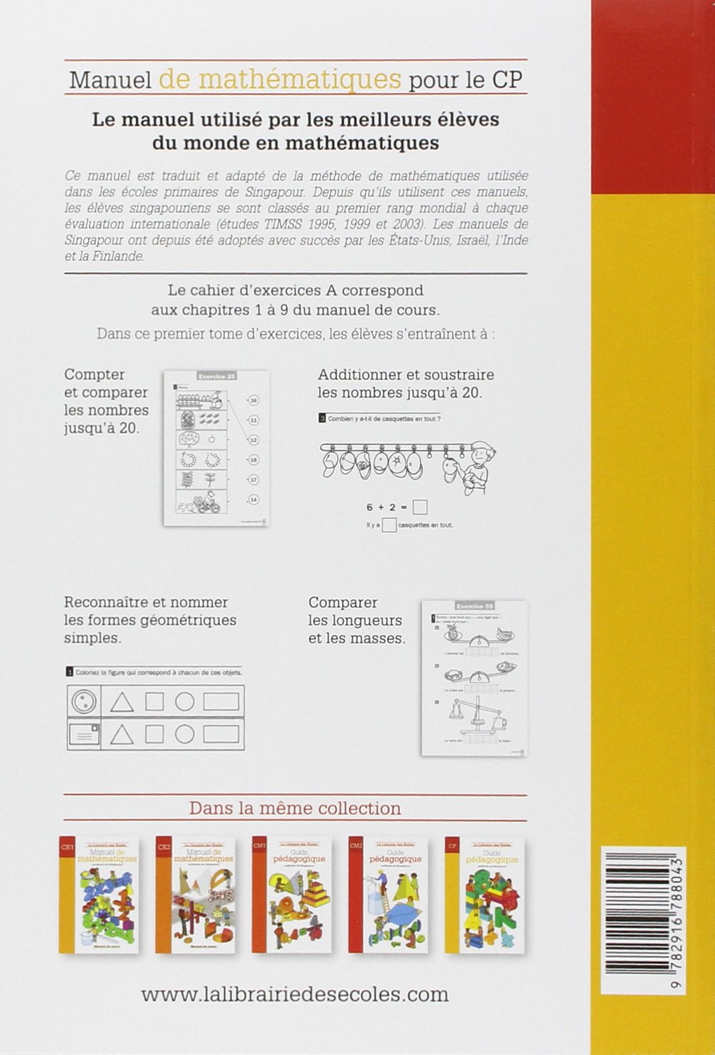 Manuel De Mathematiques Cp Cahier D Exercices A Paillard Thierry 9782916788043 Amazon Com Books
