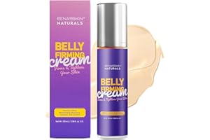Belly Firming Cream for Tightening and Cellulite: Enaskin Naturals Flat Skin Firming Cream for Stomach & Thighs & Butt - Moisturizing Lifting Body Lotion for Women - 100ML
