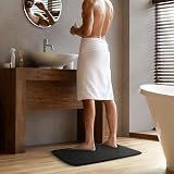 KEPLIN Memory Foam Bath Mat Ultra-Soft Non-Slip 40x60cm Black view 7