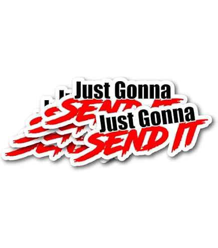 Just Gonna Send It Logo Vinyl Decal For Window/case And Many Other...